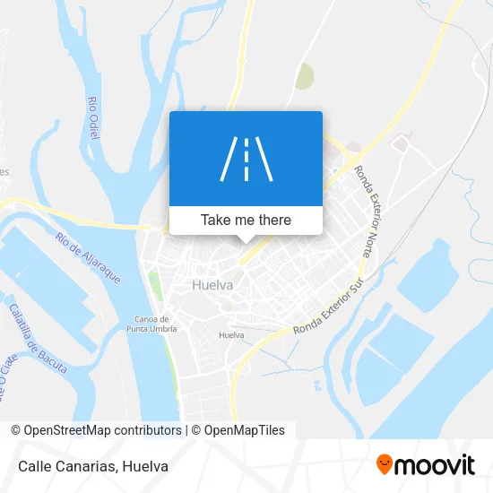 Calle Canarias map