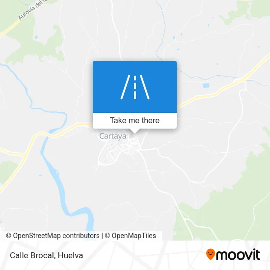 Calle Brocal map