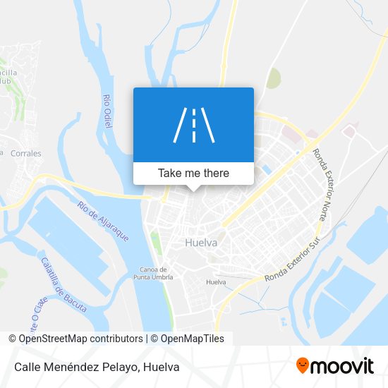 Calle Menéndez Pelayo map