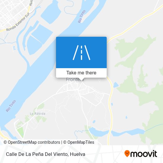 Calle De La Peña Del Viento map