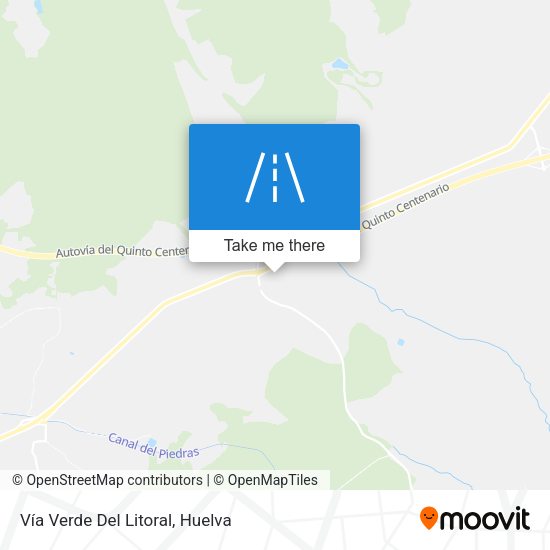 Vía Verde Del Litoral map