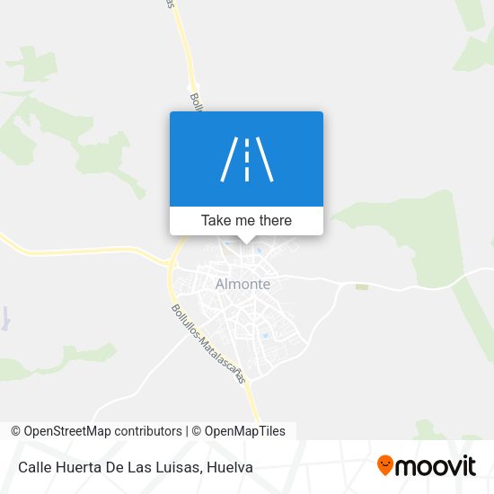 Calle Huerta De Las Luisas map