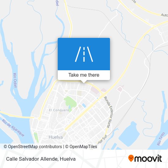 Calle Salvador Allende map
