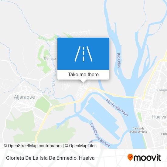 Glorieta De La Isla De Enmedio map