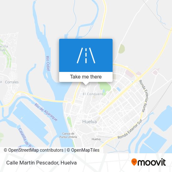 Calle Martín Pescador map