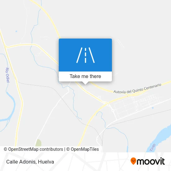 Calle Adonis map
