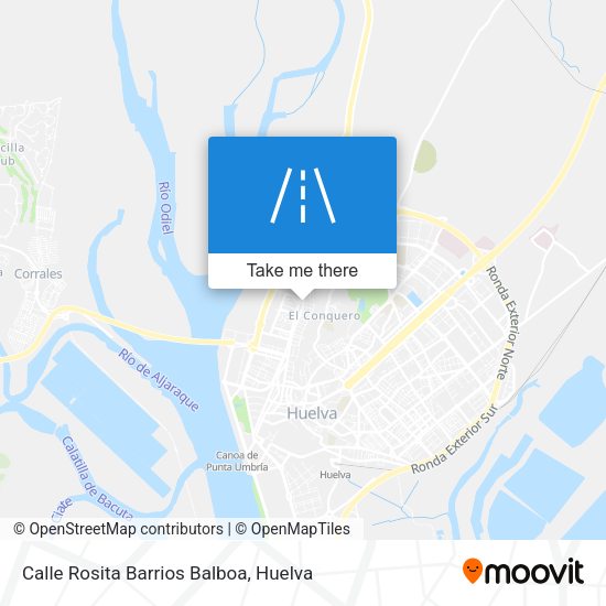 Calle Rosita Barrios Balboa map