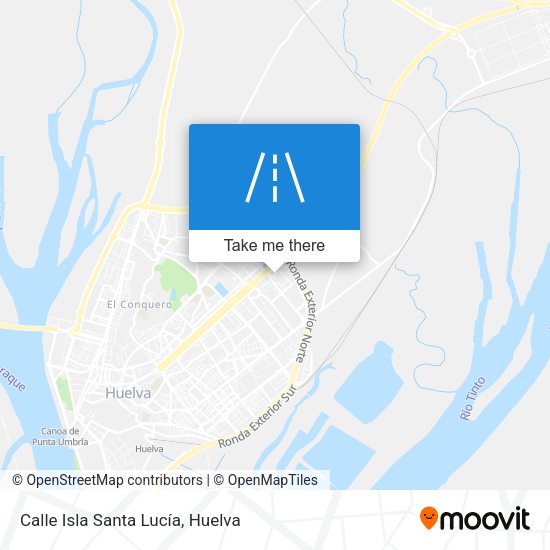 Calle Isla Santa Lucía map