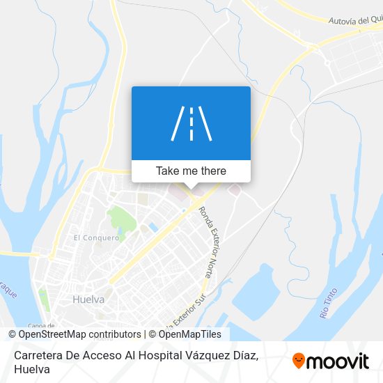 Carretera De Acceso Al Hospital Vázquez Díaz map