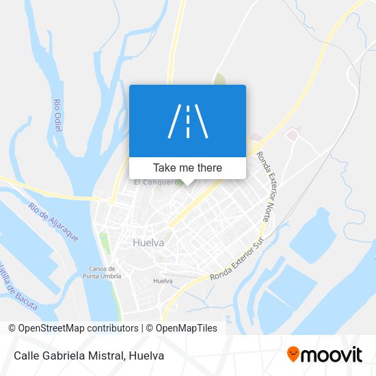 Calle Gabriela Mistral map