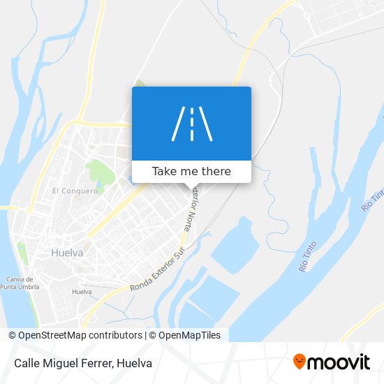 Calle Miguel Ferrer map