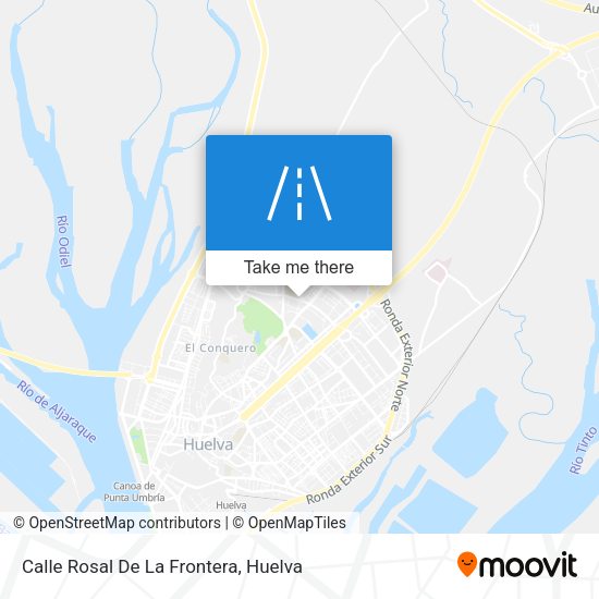 Calle Rosal De La Frontera map