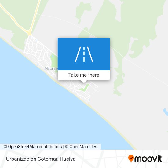 Urbanización Cotomar map