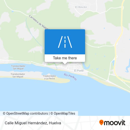 Calle Miguel Hernández map