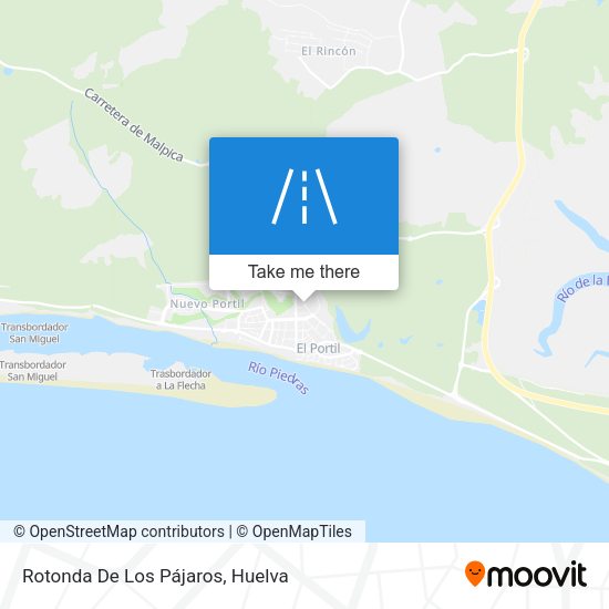 Rotonda De Los Pájaros map