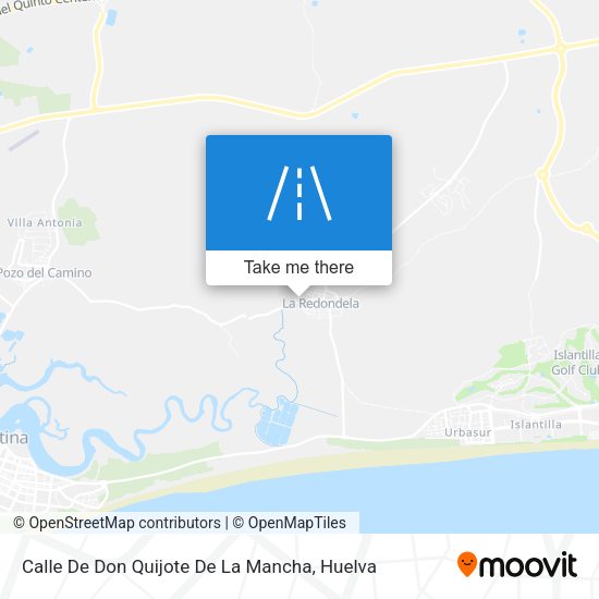 Calle De Don Quijote De La Mancha map