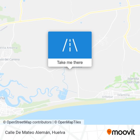 Calle De Mateo Alemán map