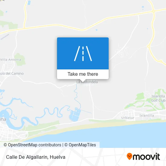Calle De Algallarín map