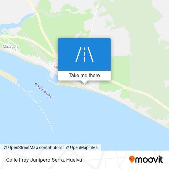 Calle Fray Junípero Serra map