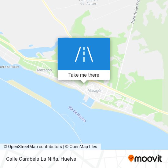 Calle Carabela La Niña map