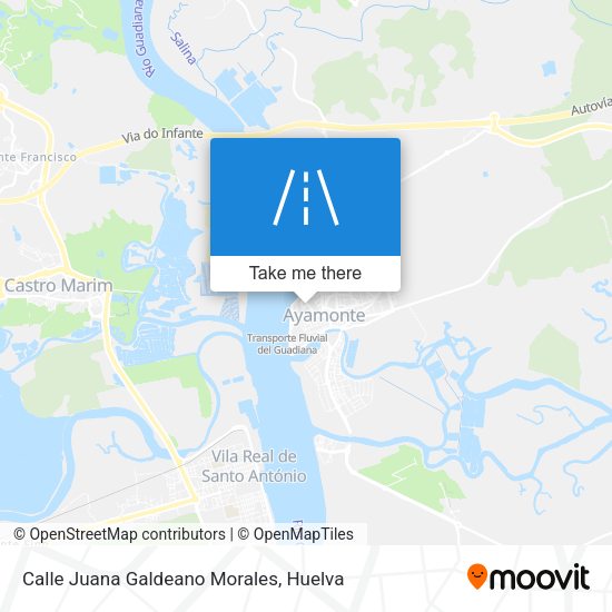 Calle Juana Galdeano Morales map