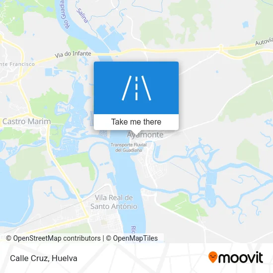 Calle Cruz map