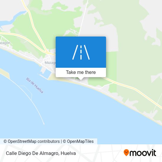 Calle Diego De Almagro map
