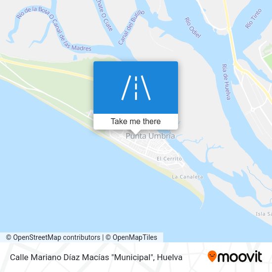 Calle Mariano Díaz Macías "Municipal" map
