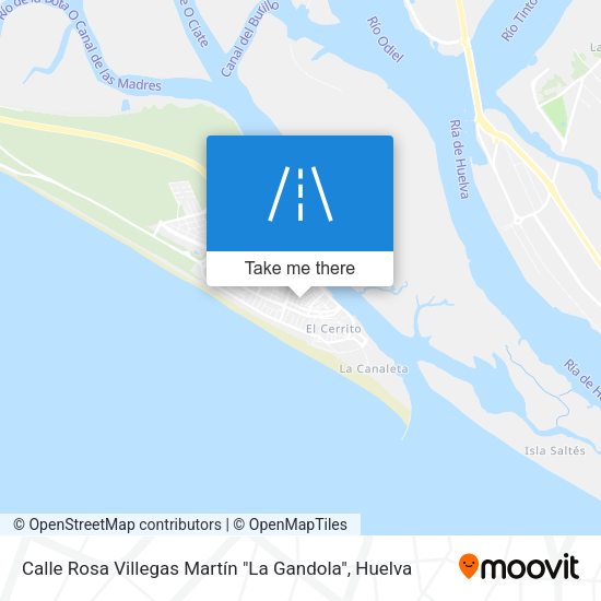 Calle Rosa Villegas Martín "La Gandola" map