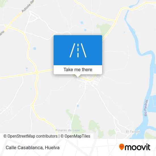 Calle Casablanca map