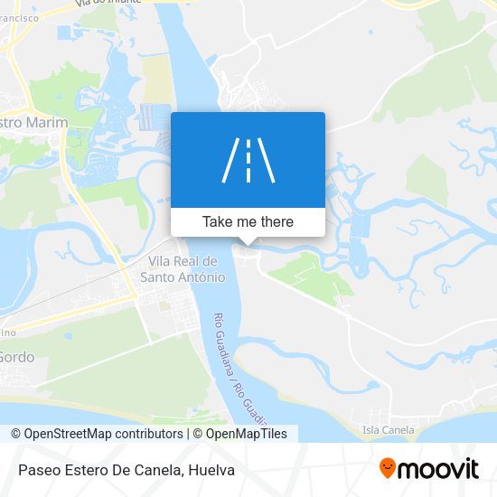Paseo Estero De Canela map