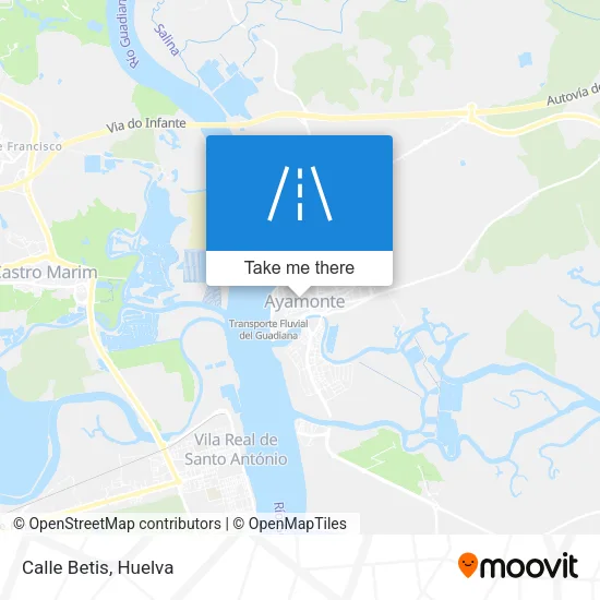 Calle Betis map
