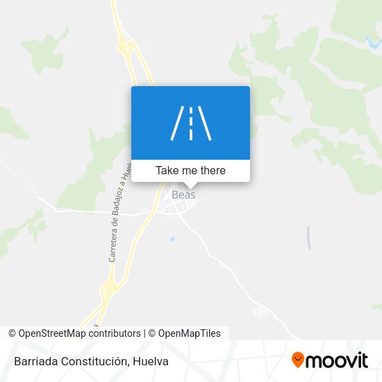 Barriada Constitución map