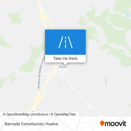 Barriada Constitución map