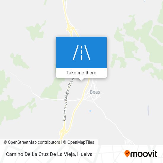 Camino De La Cruz De La Vieja map