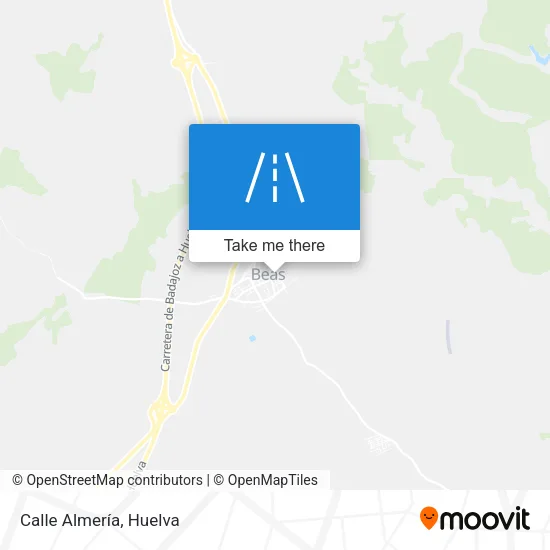 Calle Almería map