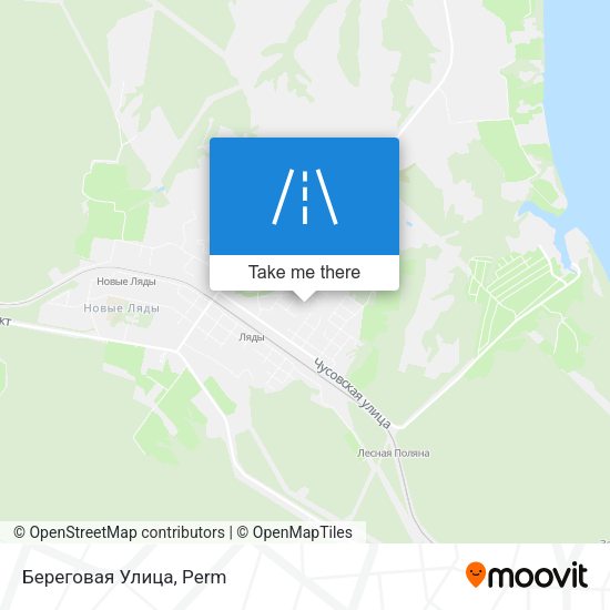 Береговая Улица map