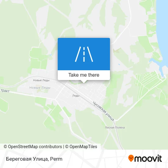 Береговая Улица map