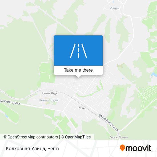 Колхозная Улица map