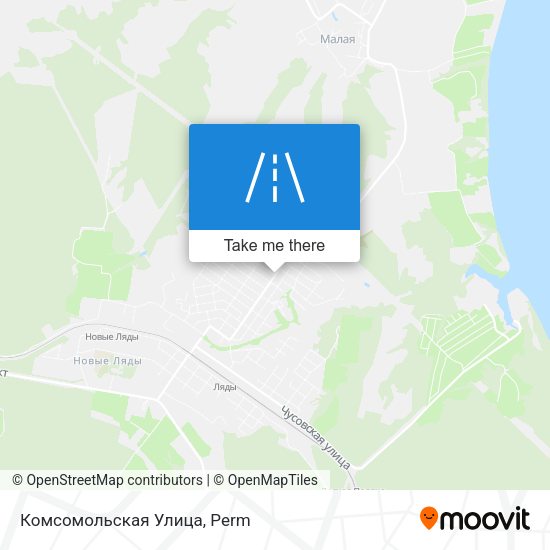 Комсомольская Улица map