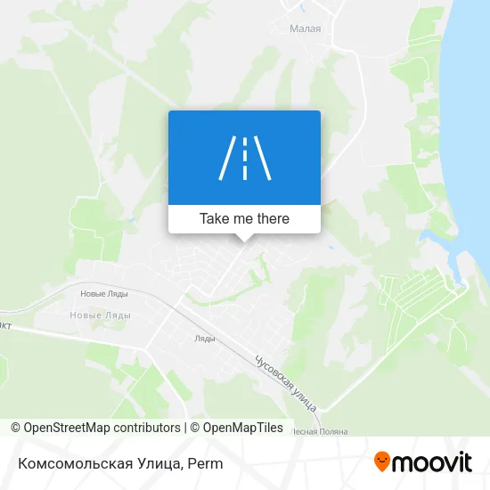 Комсомольская Улица map