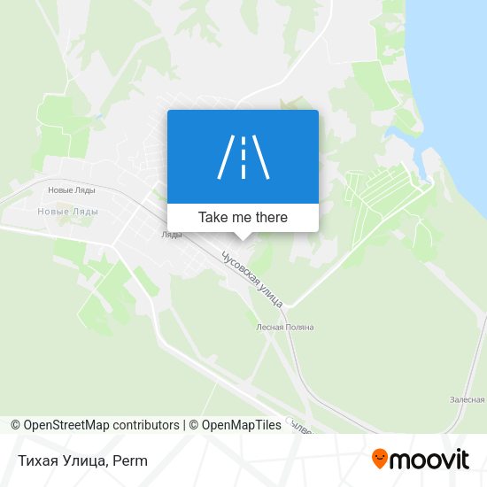 Тихая Улица map
