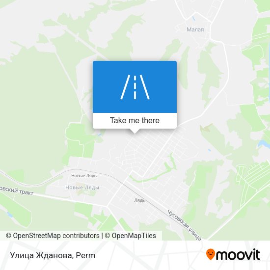 Улица Жданова map