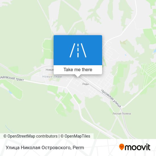 Улица Николая Островского map