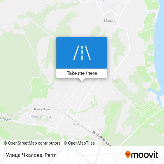 Улица Чкалова map
