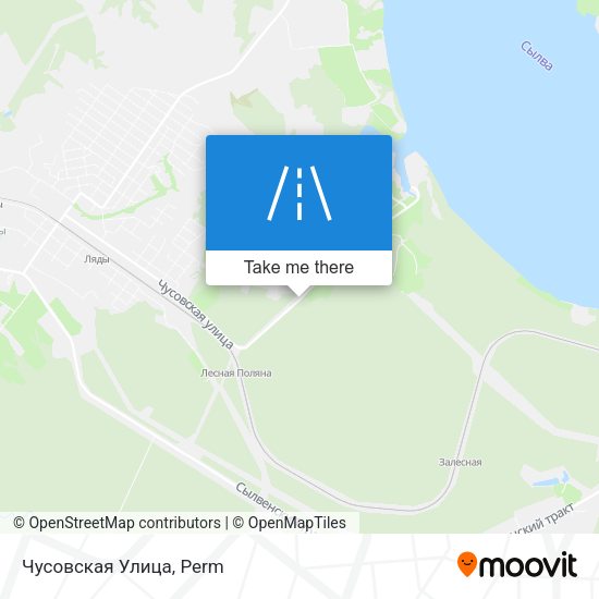Чусовская Улица map