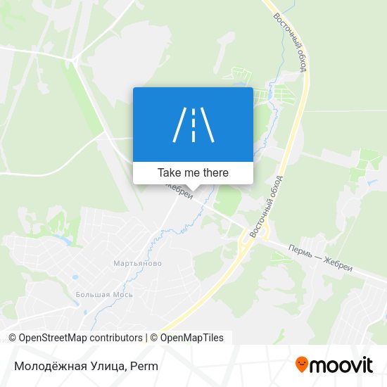Молодёжная Улица map