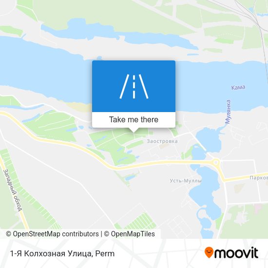 1-Я Колхозная Улица map