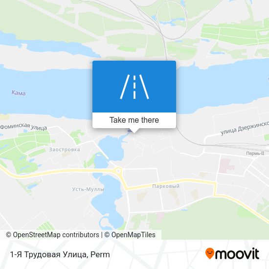 1-Я Трудовая Улица map