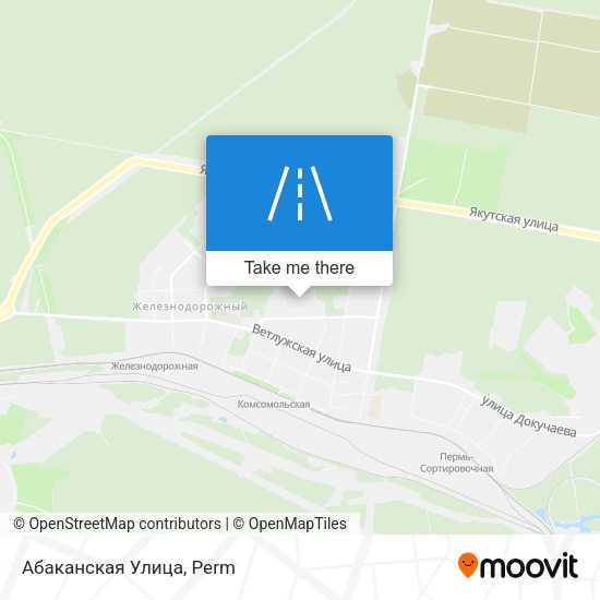 Абаканская Улица map